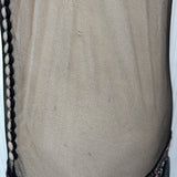 Galliano x Christian Dior Black & Nude Embellished Dress XS