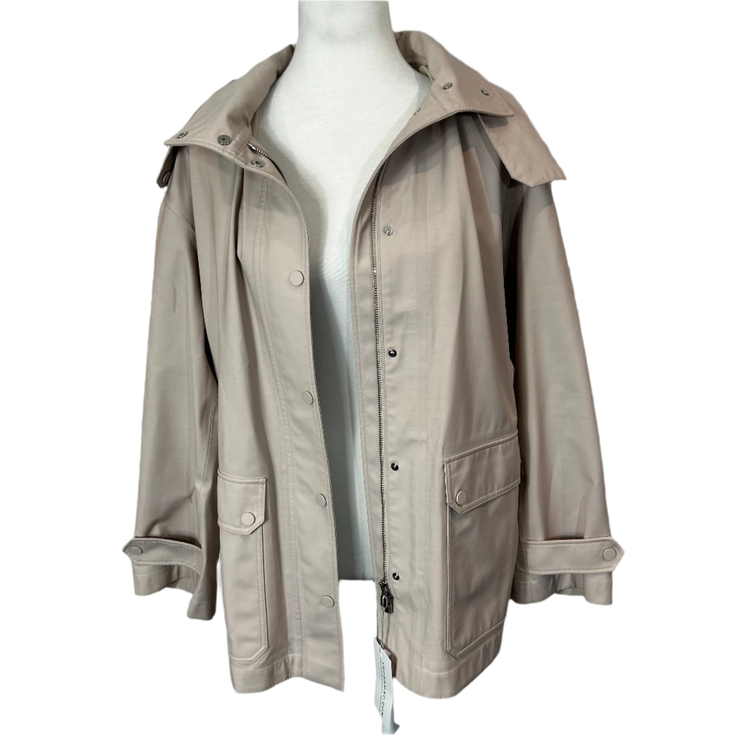 Loro Piana £3000 Nude Technowool Storm System Jacket S
