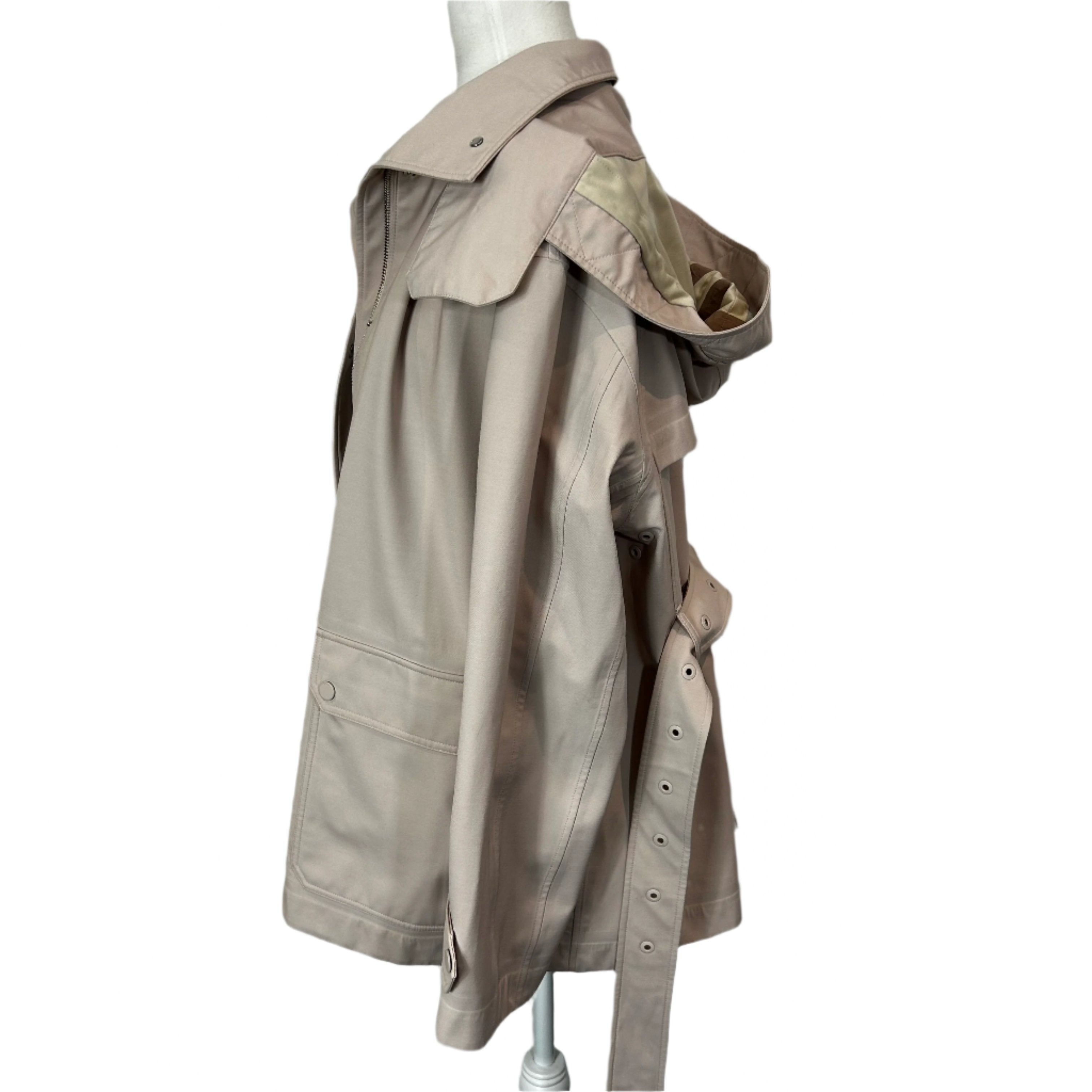 Loro Piana £3000 Nude Technowool Storm System Jacket S