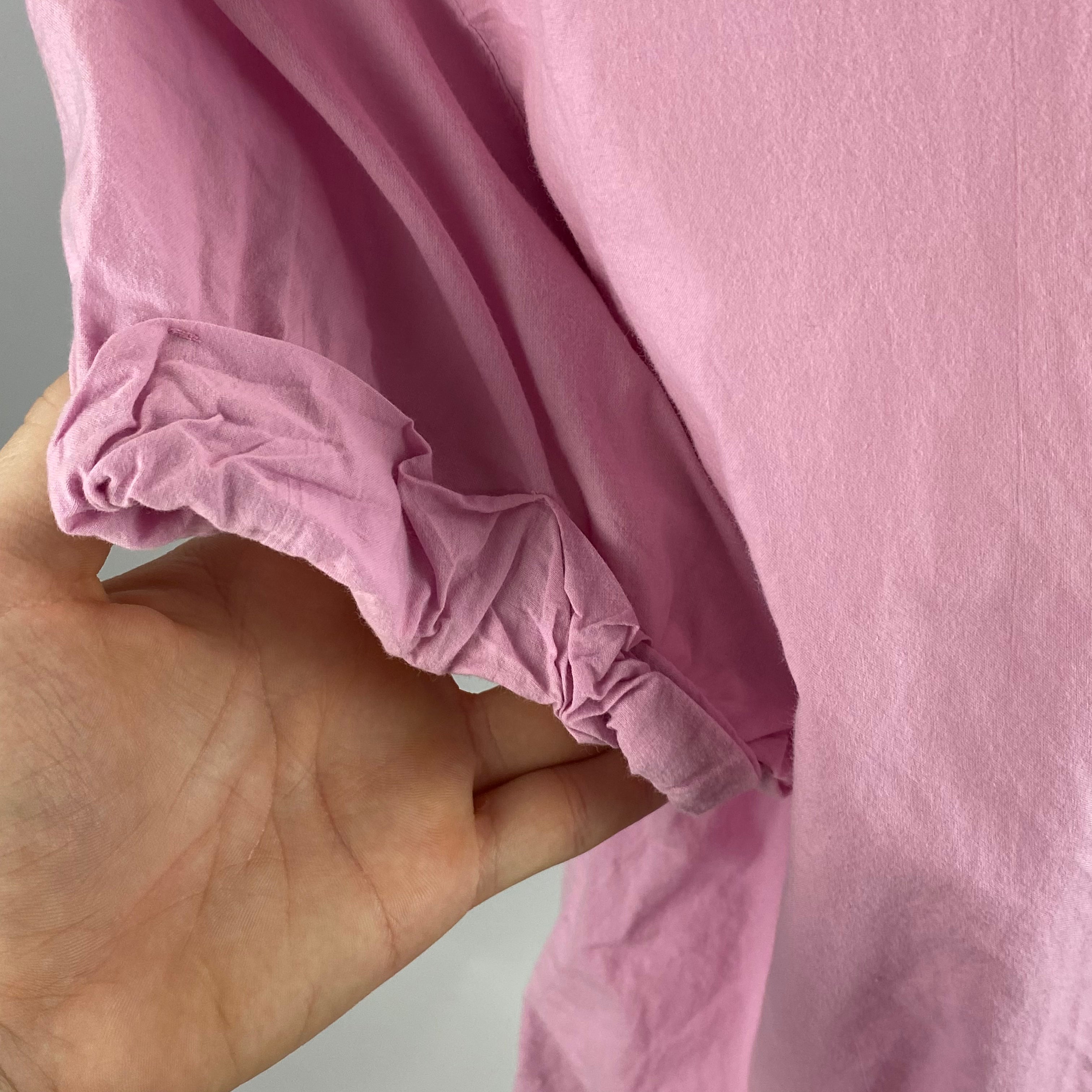 Xirena Sorbet Pink Cotton Short Sleeve Shirt S