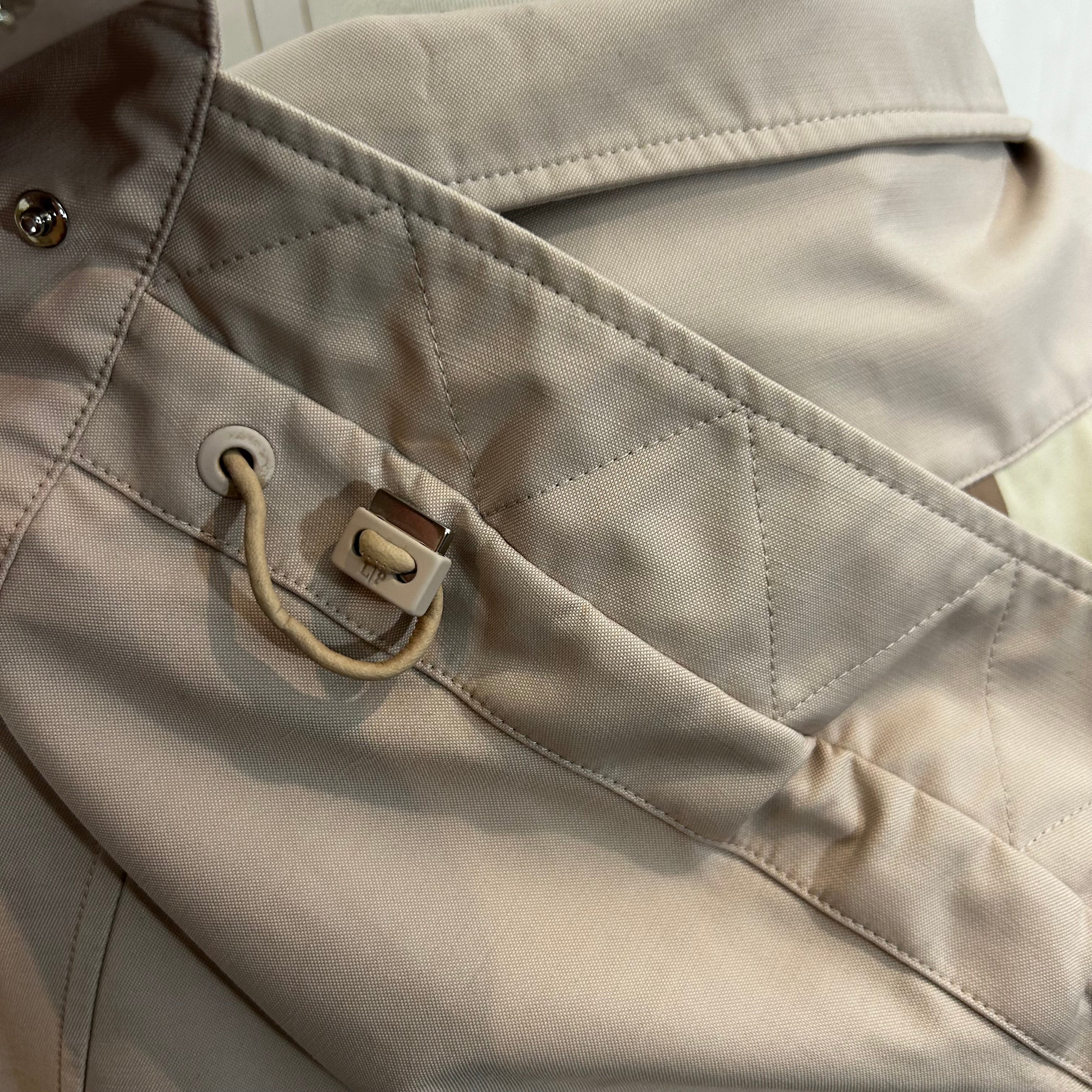 Loro Piana £3000 Nude Technowool Storm System Jacket S