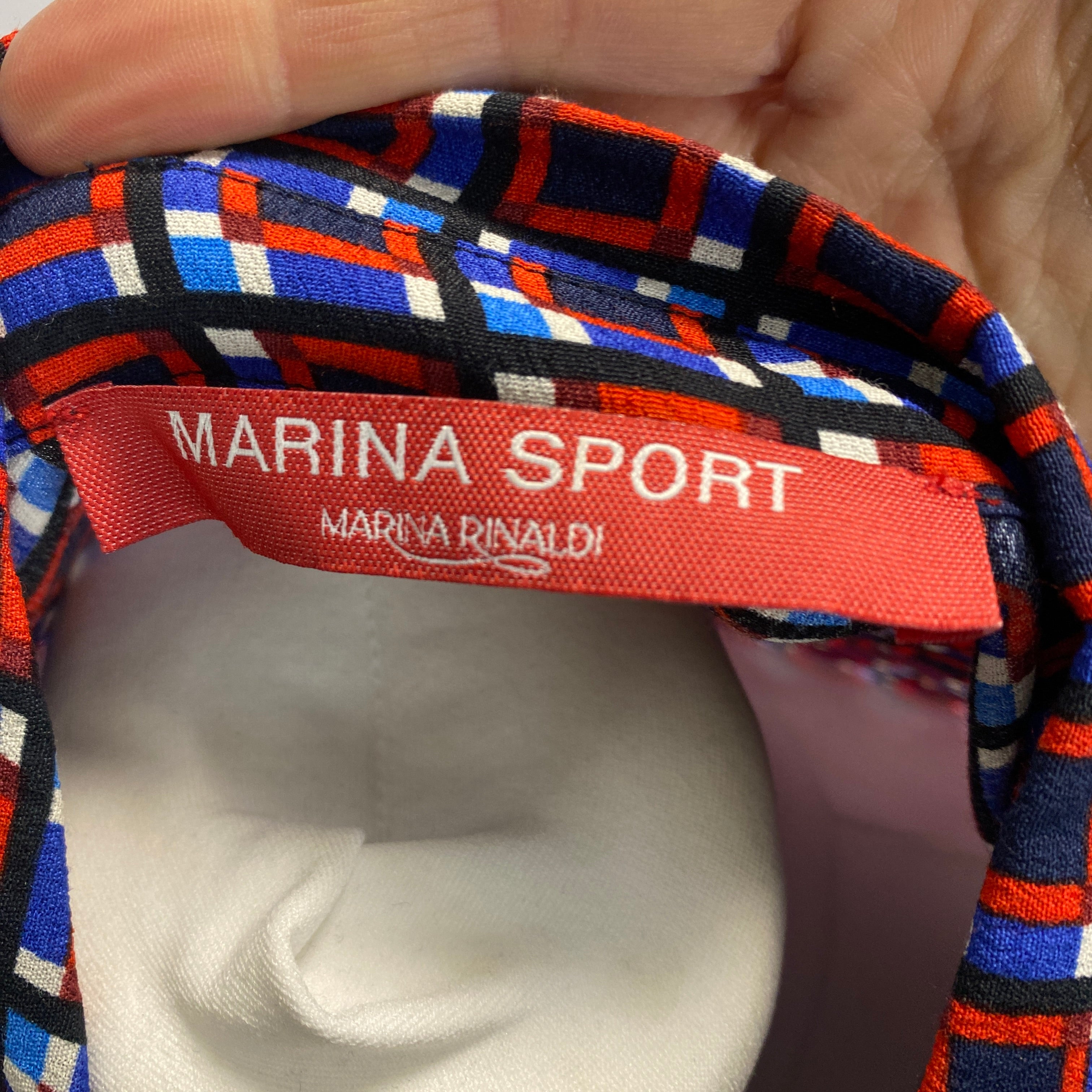 Marina Rinaldi Sport Daresena Red Shirt Dress L/XL