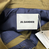 Jil Sander Olive & Navy Cotton Shirt Dress XS/S/M