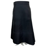 Jil Sander £600 Navy A Line Midi Skirt XS