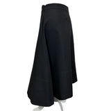 Jil Sander £600 Navy A Line Midi Skirt XS