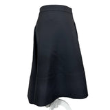 Jil Sander £600 Navy A Line Midi Skirt XS