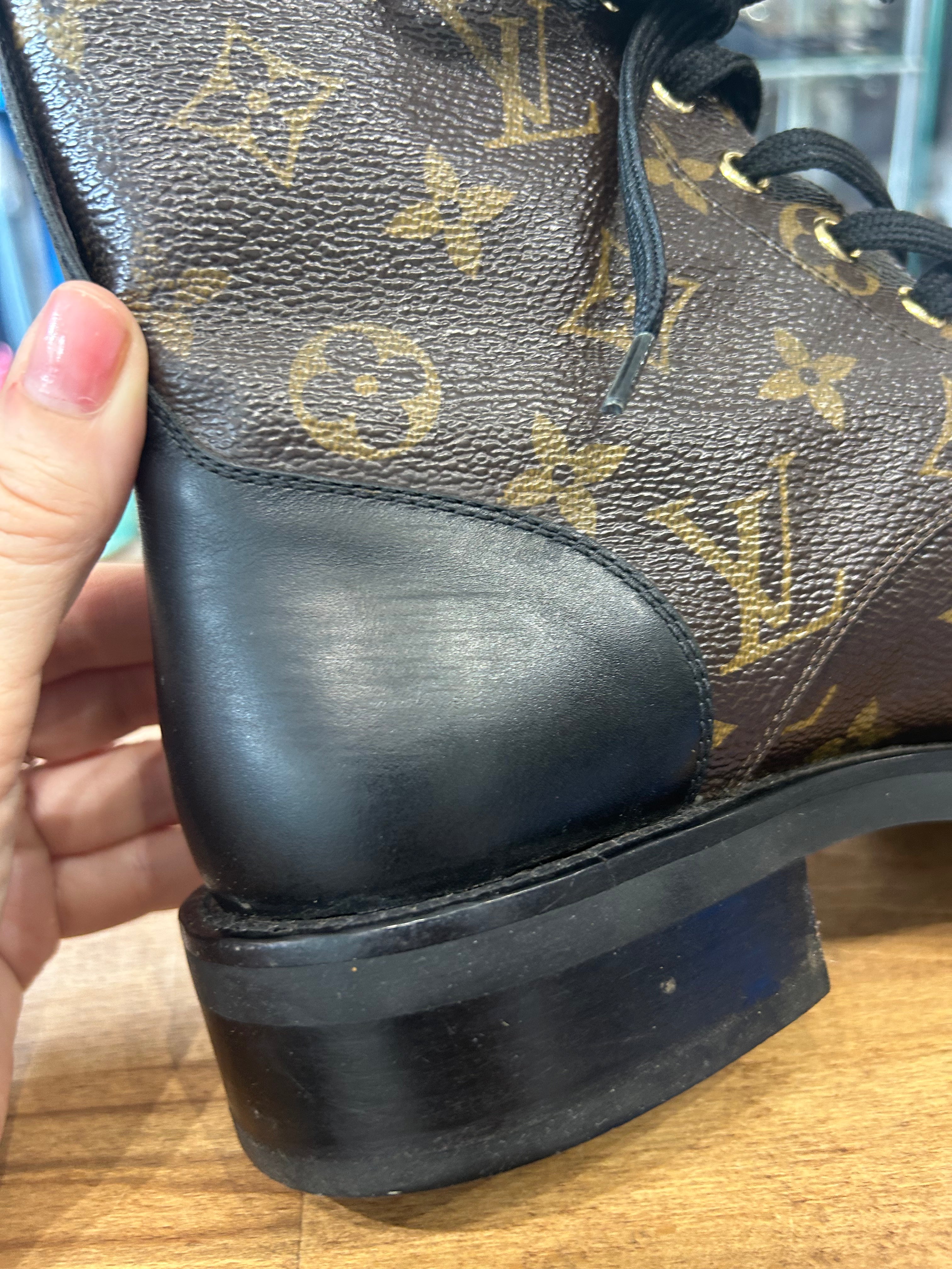 Louis Vuitton Monogram Canvas Wonderland Boots 37