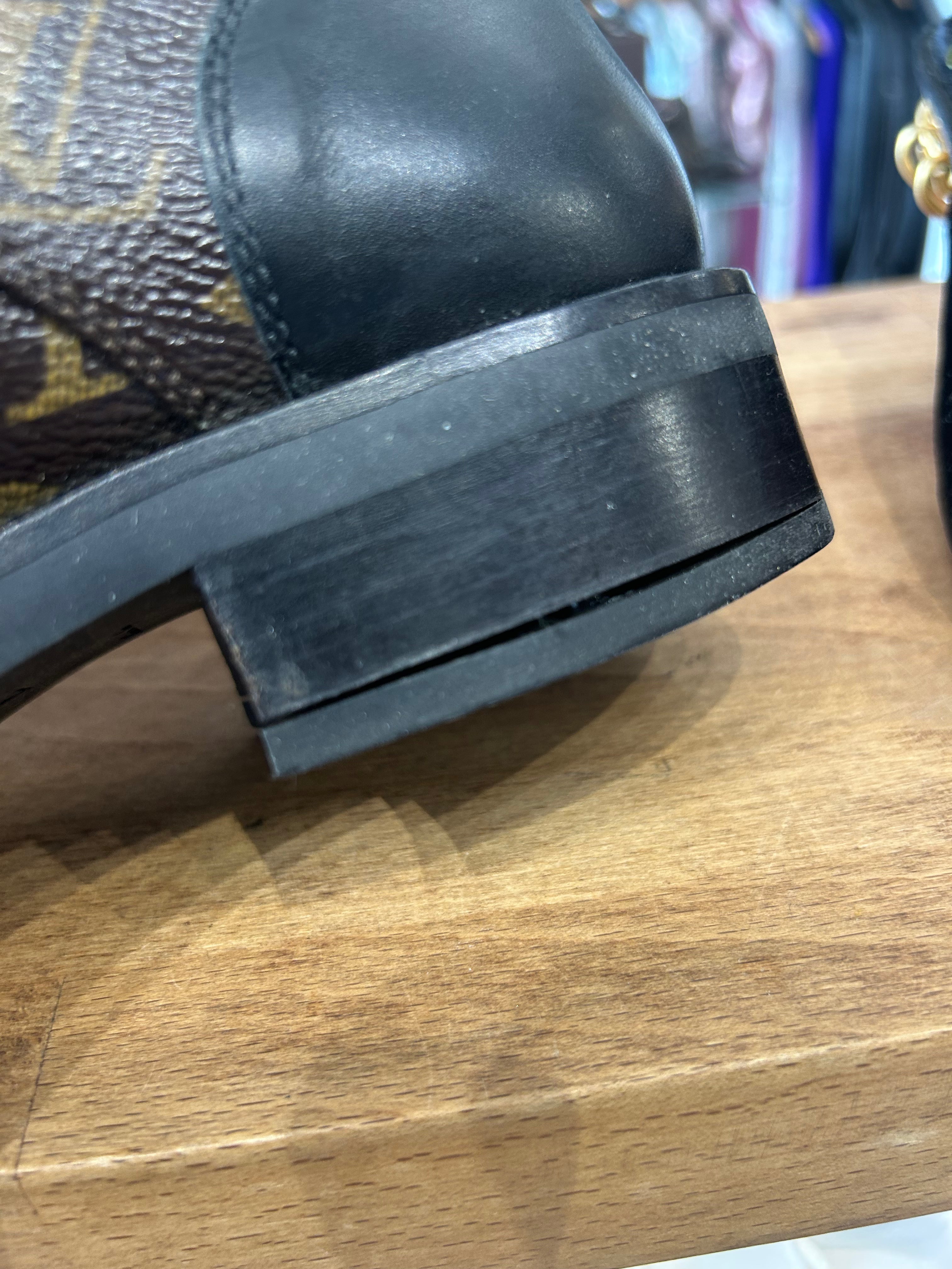 Louis Vuitton Monogram Canvas Wonderland Boots 37