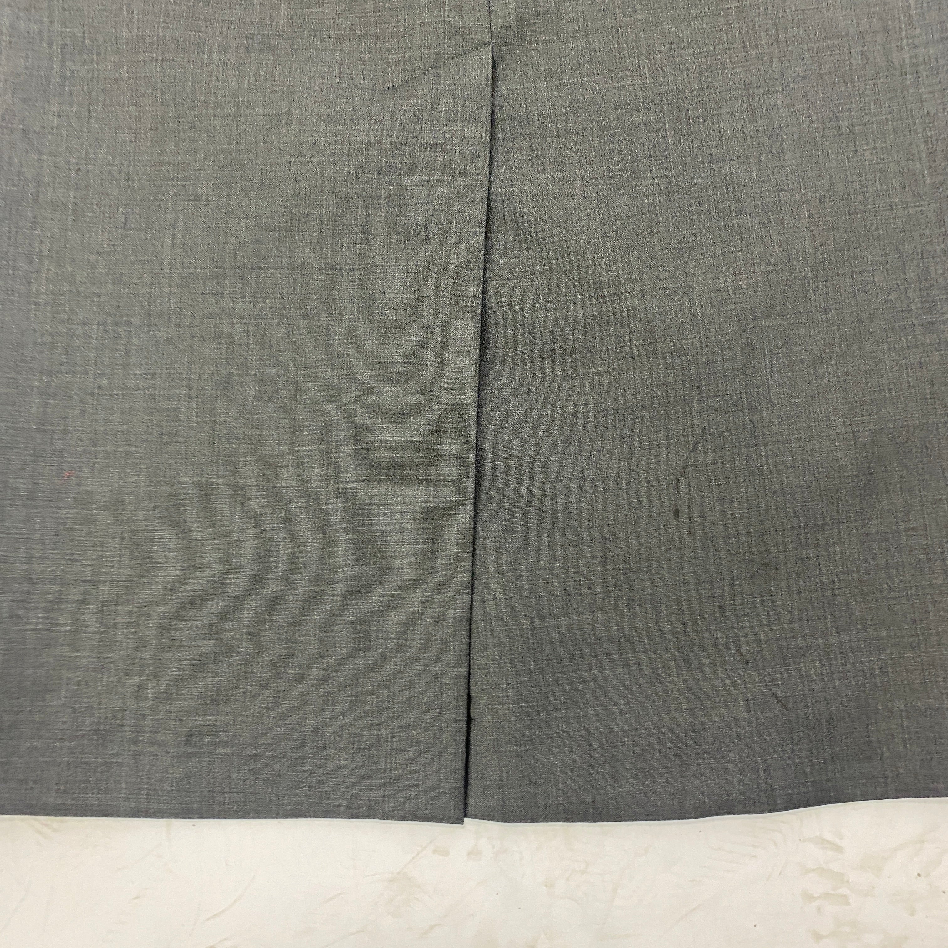 SportMax Grey Wool Pencil Skirt S/M