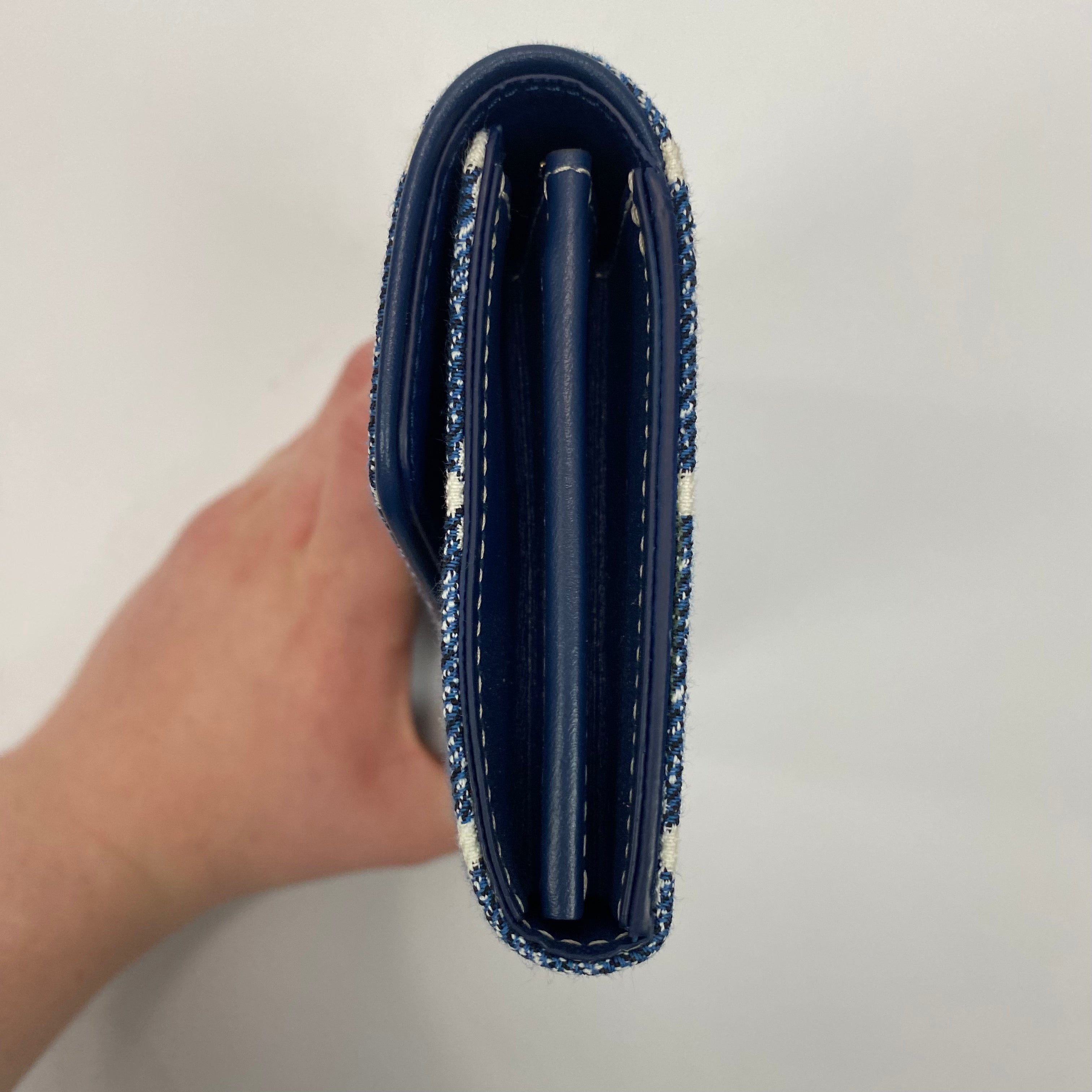 Louis Vuitton Rare Sarah Wallet Monogram Jacquard Denim