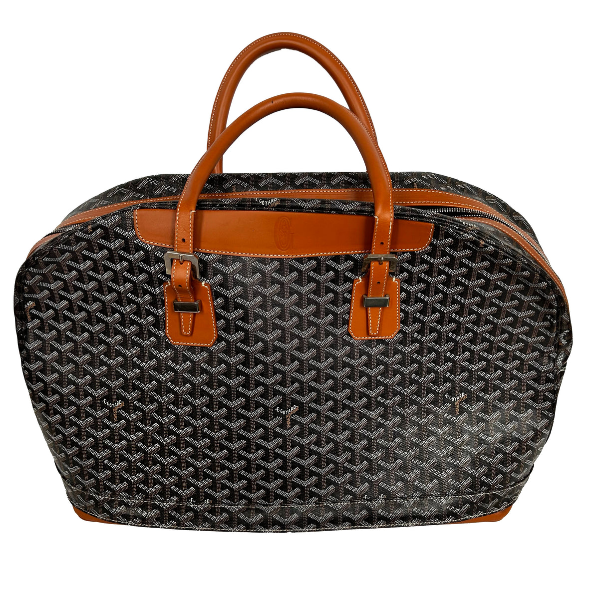 Goyard Black Hotel Du Parc Goyardine Canvas Bag