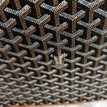 Goyard Black Hotel Du Parc Goyardine Canvas Bag