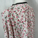 Zadig & Voltaire Pink & White Tink Print Tunic Blouse XS