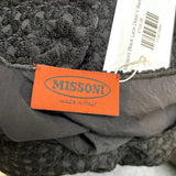 Missoni Black Lace Detail V Back Top XXS