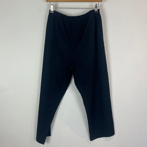Apuntob £295 Navy Cotton Pull-On Pants M