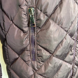 Moncler Aubergine Quilted Crozant Puffer Coat XS/S