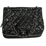 Chanel Black Quilted Lambskin Limited Edition PNY Expandable Maxi Shoulder Bag