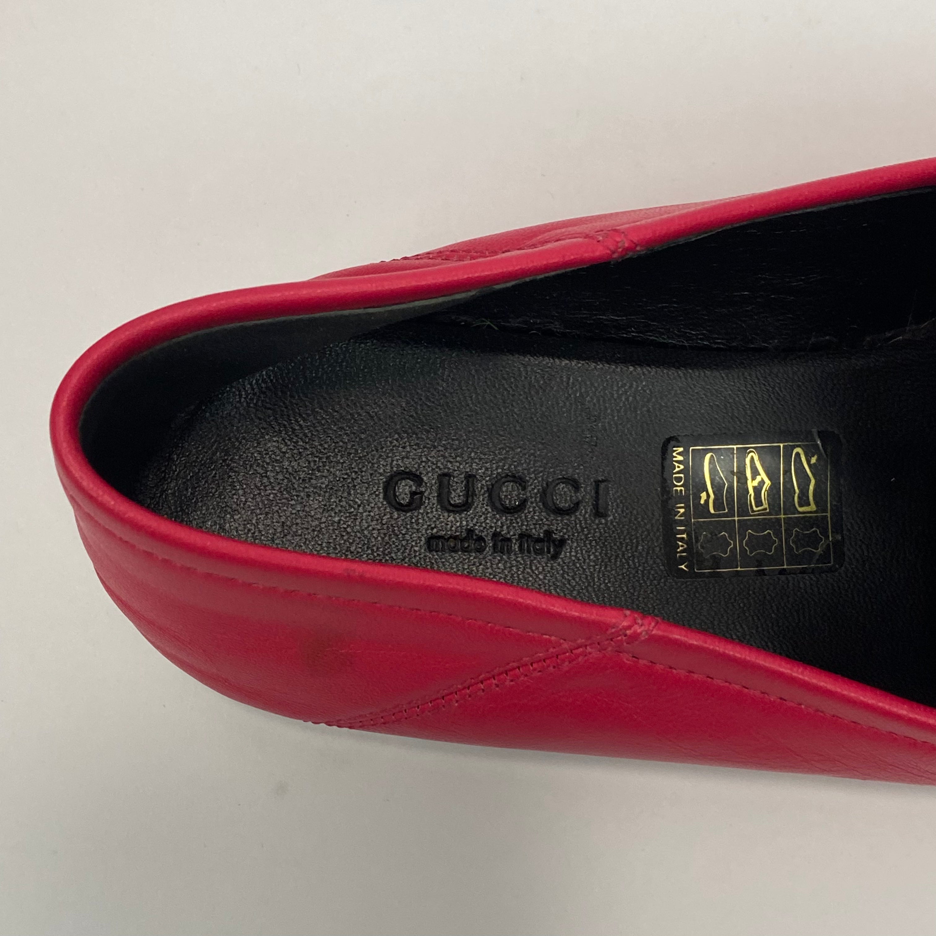 Gucci Bright Pink Princeton Loafers 35.5