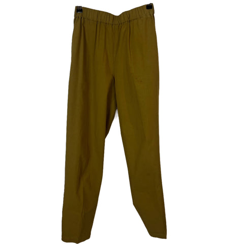 Pomandere Deep Mustard Cotton Pull-On Pants XS