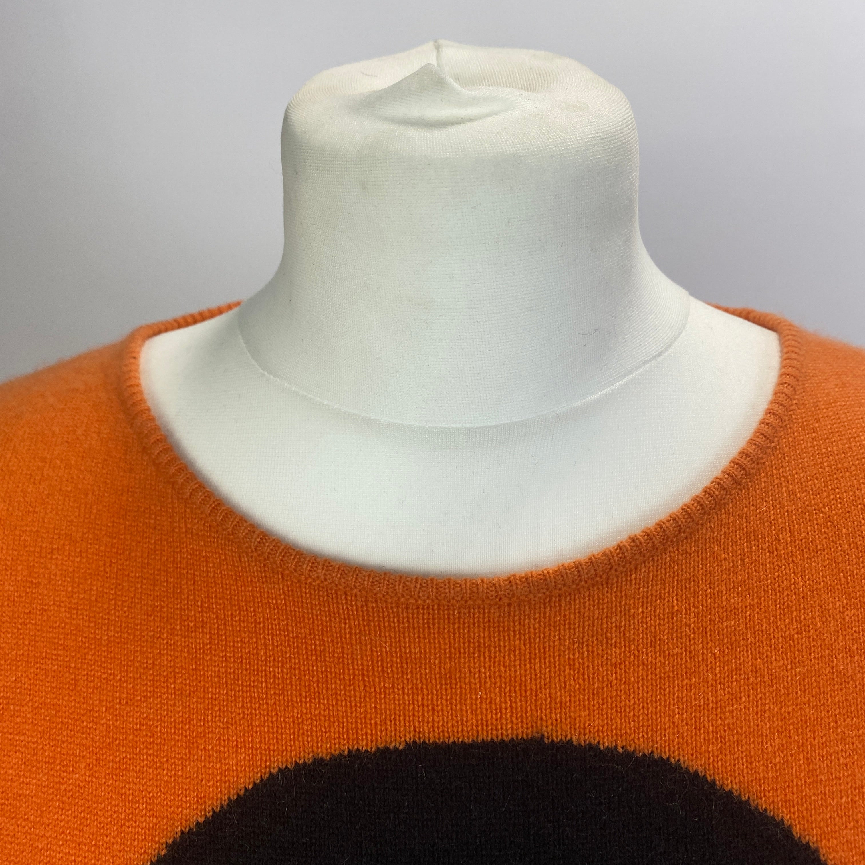 Lucien Pellat-Finet Orange Day of the Dead Cashmere Jumper M