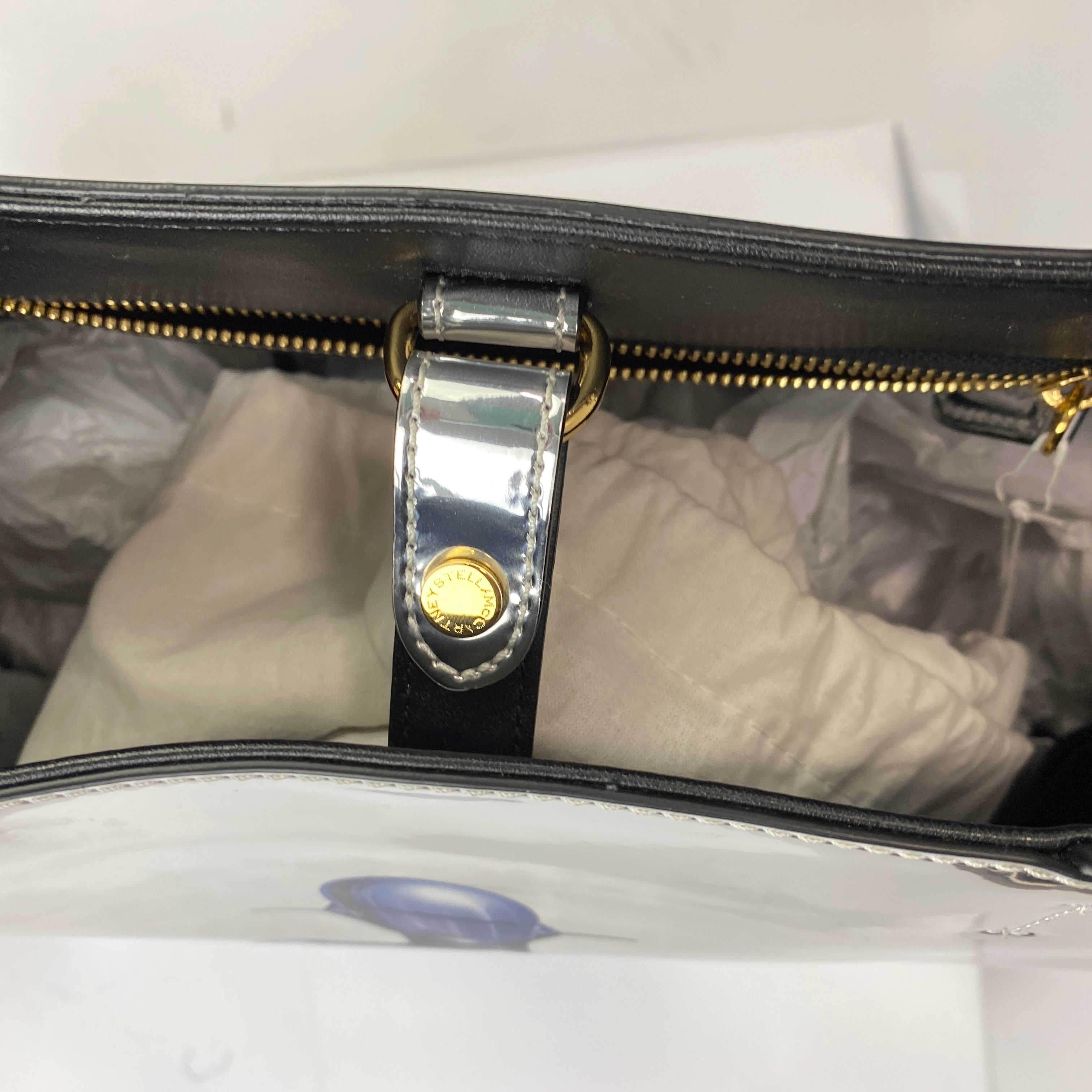 Stella McCartney X Sorayama New £900 Sexy Robot Silver Tote Bag