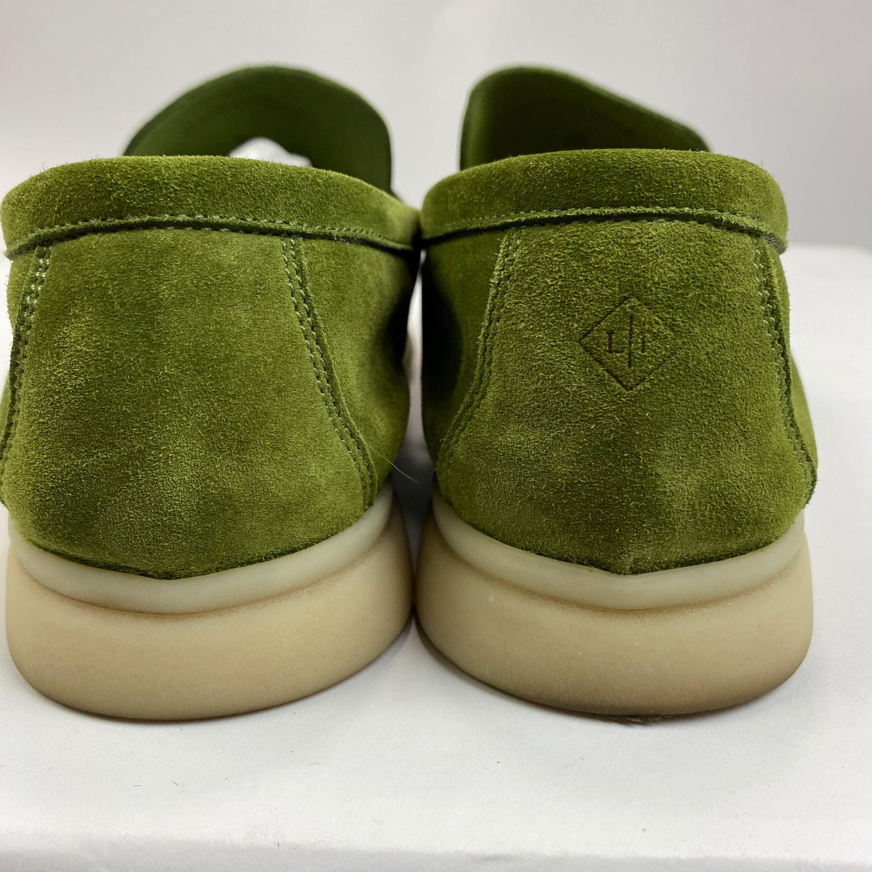 Loro Piana £800 Lime Suede Summer Walk Deck Shoes 39