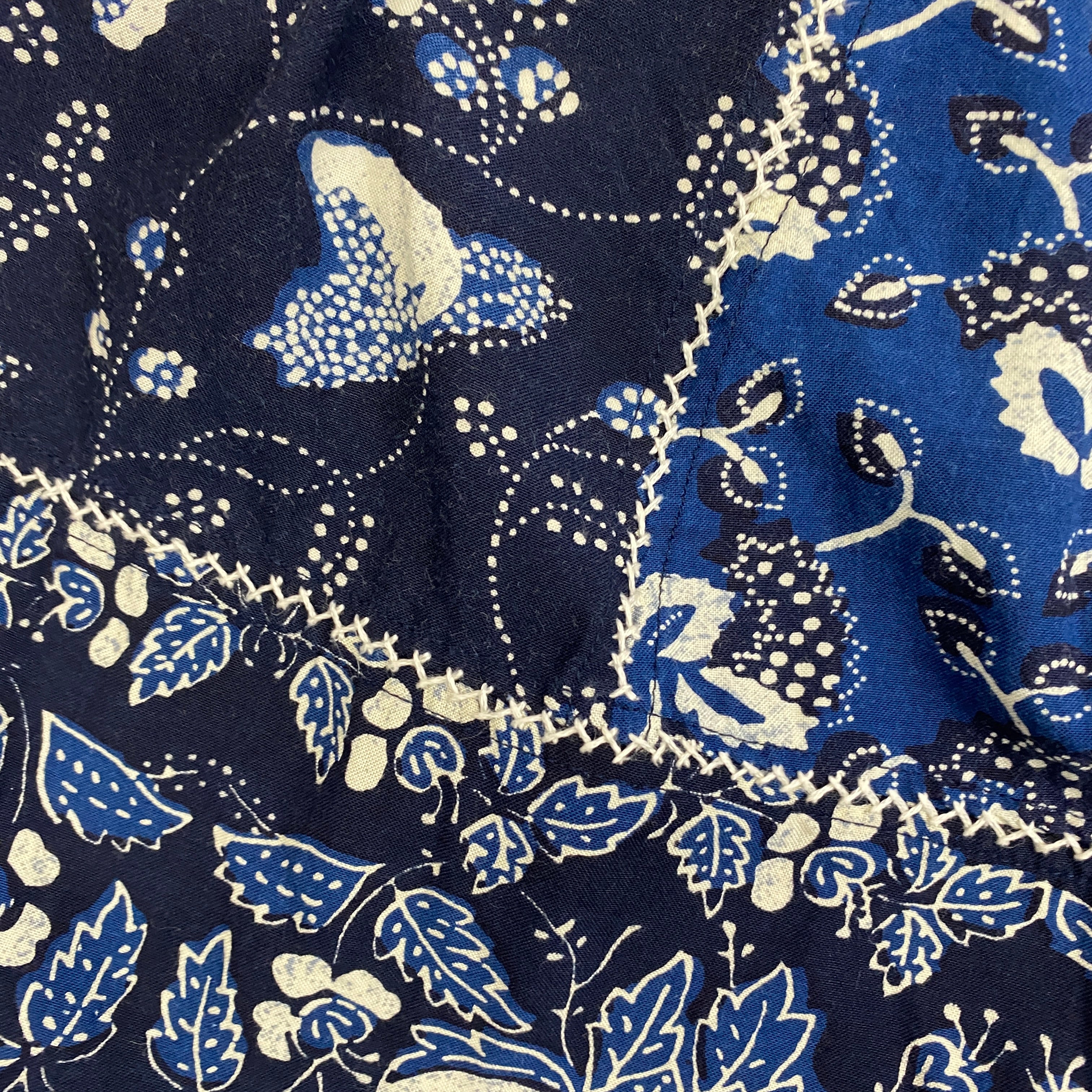 Ulla Johnson £510 Navy Patchwork Iona Dress XXS/XS