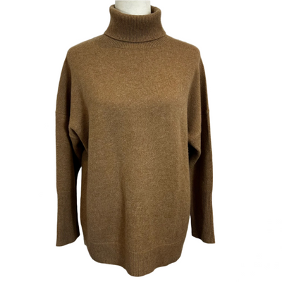 Chinti & Parker Brand New Camel Cashmere Roll Neck XS/S/M