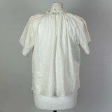 Zimmermann £845 Lavender Floral Silk Chiffon Backless Melody Dress S