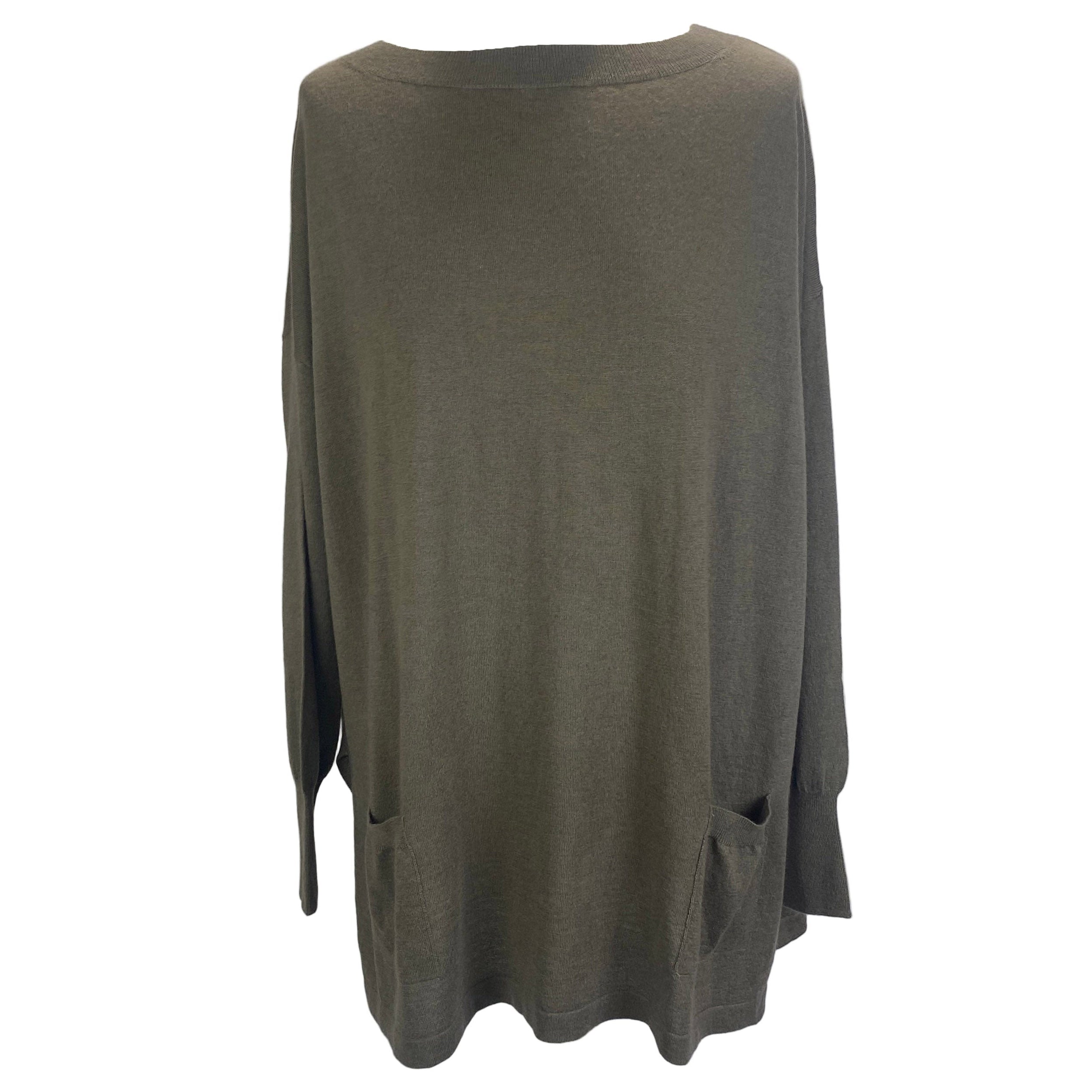 Snobby Sheep Milano Grey Silk & Cashmere Tunic L