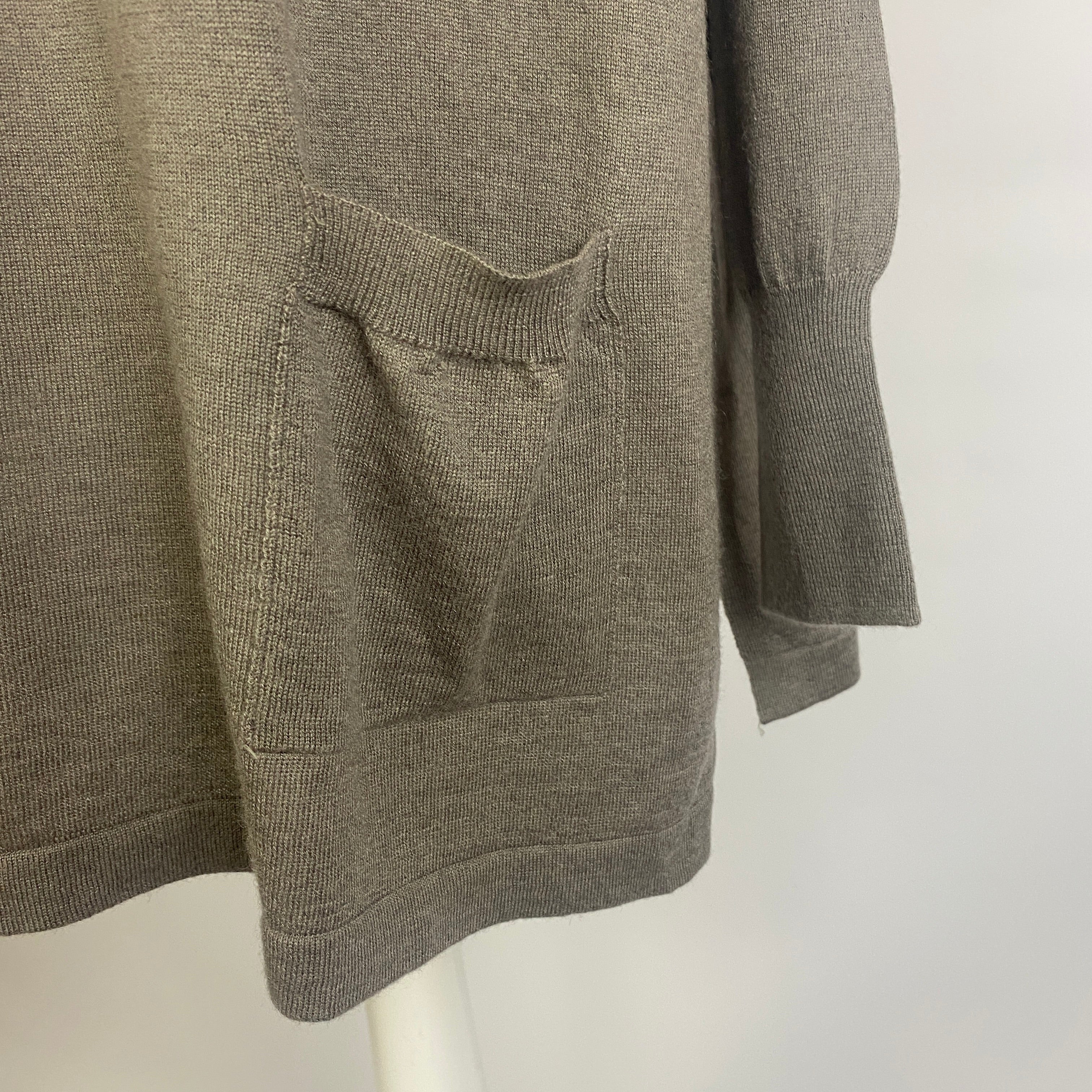 Snobby Sheep Milano Grey Silk & Cashmere Tunic L