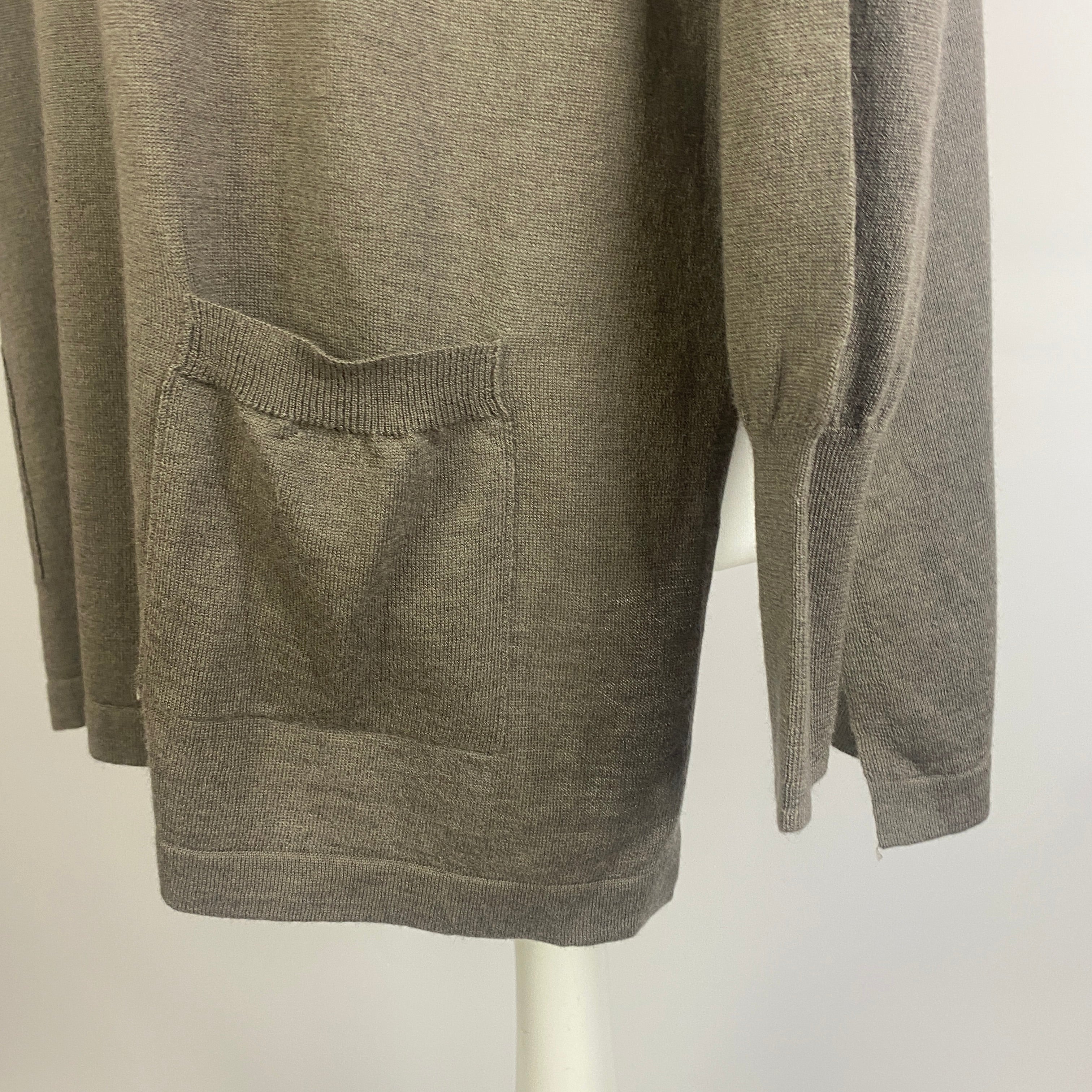 Snobby Sheep Milano Grey Silk & Cashmere Tunic L