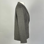 Leon & Harper Monochrome Check Wool Mix Blazer S