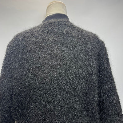 Acne Studios Charcoal Boucle Mohair Bomber Jacket XS/S