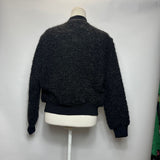 Acne Studios Charcoal Boucle Mohair Bomber Jacket XS/S