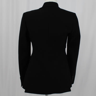 Altuzarra £1140 Black Stretch Crepe Jacket XXS