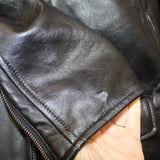 A Bathing Ape Keith Flint's Black Leather Shark Hood Jacket M