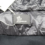 Moncler £980 Black Logo Print Zippered Maglia Cardigan Jacket M