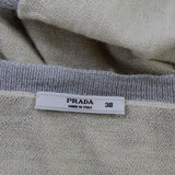 Prada New Vanilla Silk & Linen Fine Knit Sweater XXS/XS