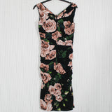 Dolce & Gabbana Brand New £1380 Rose Print Sleeveless Midi Dress XS
