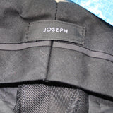 Joseph Brand New Black Stretch Linen Samuel Midi Culottes S