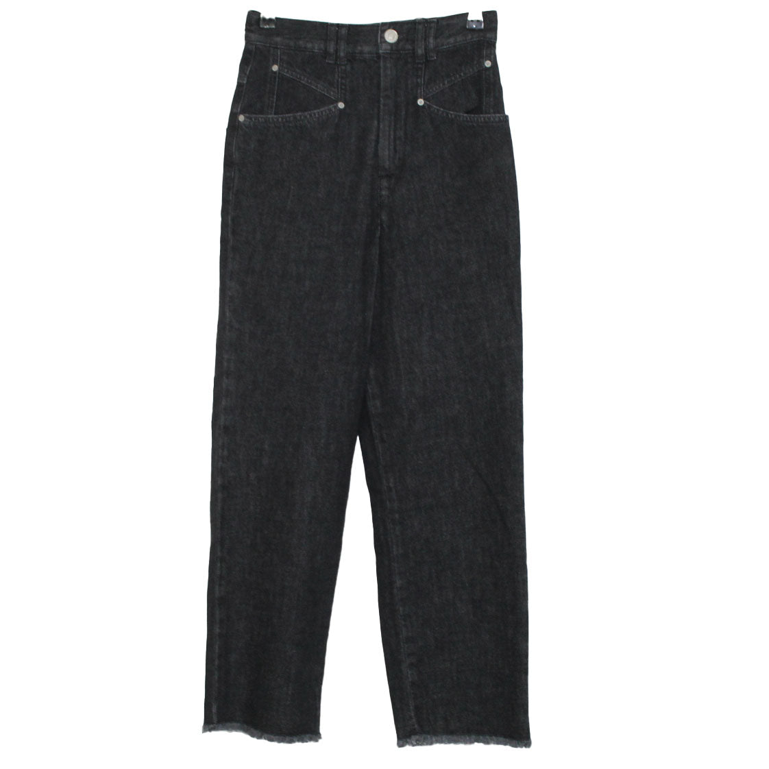 Isabel Marant Brand New £295 Black Dilali Crop Jeans XXS/XS