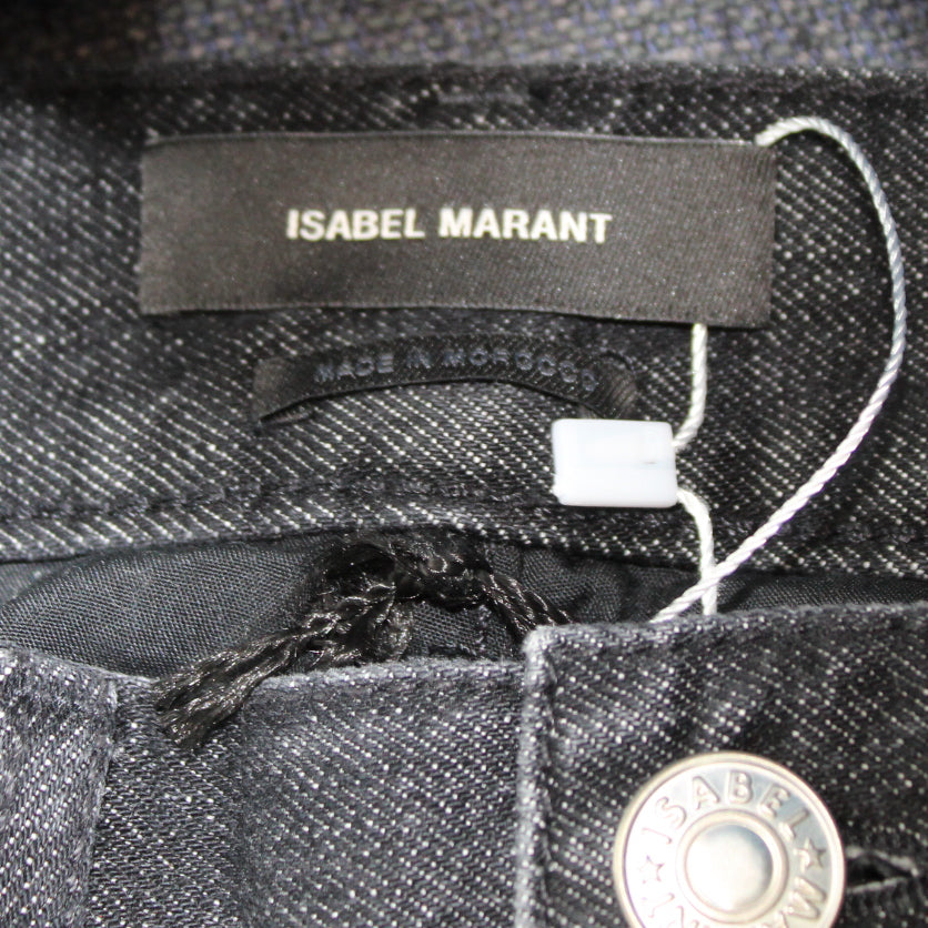 Isabel Marant Brand New £295 Black Dilali Crop Jeans XXS/XS