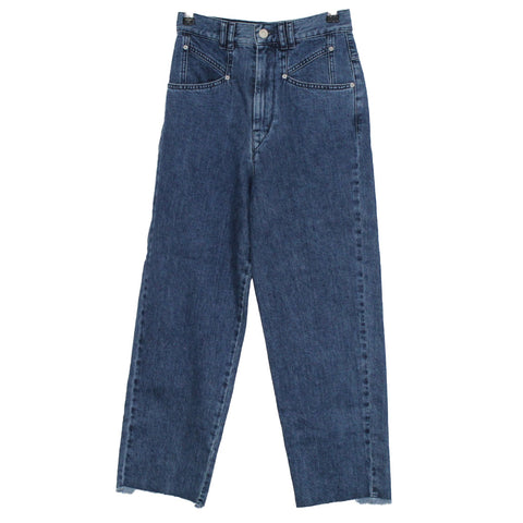 Isabel Marant_Brand New £295 Blue Dilali Crop Jeans_F34