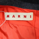 Marni Brand New Orange Silky Viscose Sleeveless Top M